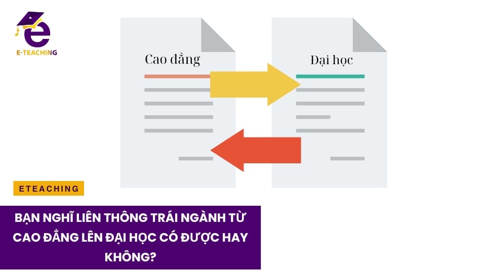 Bạn nghĩ liên thông trái ngành từ cao đẳng lên đại học có được hay không?